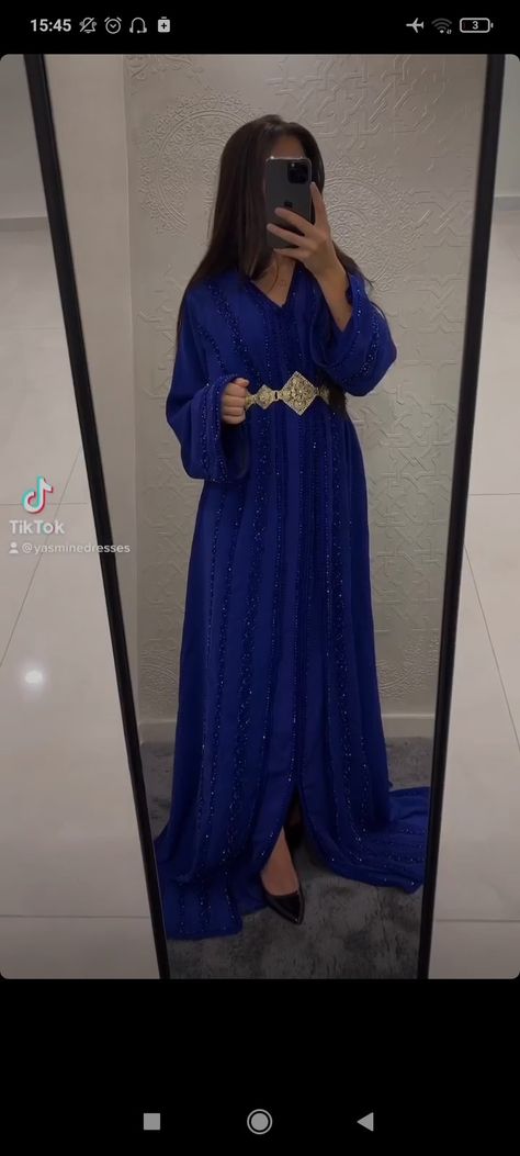 Moroccan Dress Kaftan, Moroccan Wedding Dress, Moroccan Takchita, Blue Caftan, Caftan Simple, Moroccan Kaftan Dress, Moroccan Dresses, Arabian Dress, Moroccan Clothing