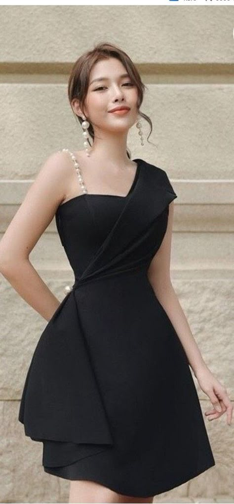 Evening Dresses For Weddings Classy, Black Dress Classy Short, Dress Classy Short, Black Dress Classy, Dress Elegant Short, Elegant Dresses Short, Cute Dresses For Party, Black Dresses Classy, Wedding Classy