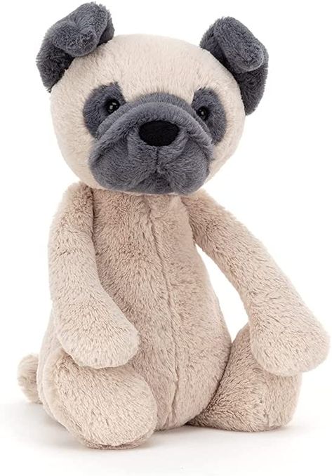 Jellycat Bashful Pug Stuffed Animal, Medium Jellycat Toys, Jellycat Bashful, Jelly Cat, Love Hugs, Dog Stuffed Animal, Soft Beige, Kids Discover, Musical Toys, Childrens Gifts