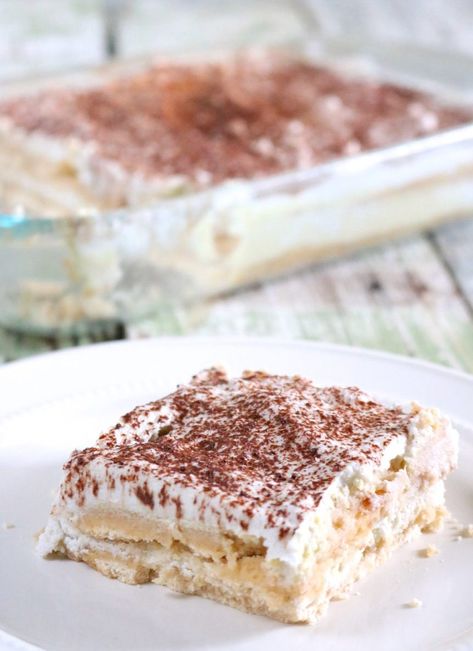 Tiramisu - Eat Something Delicious Ladyfinger Cake, Fodmap Desserts, Paleo Baking, Italian Dessert, Baked Treats, Paleo Desserts, Paleo Chocolate, Coffee Cakes, Cheesecake Desserts