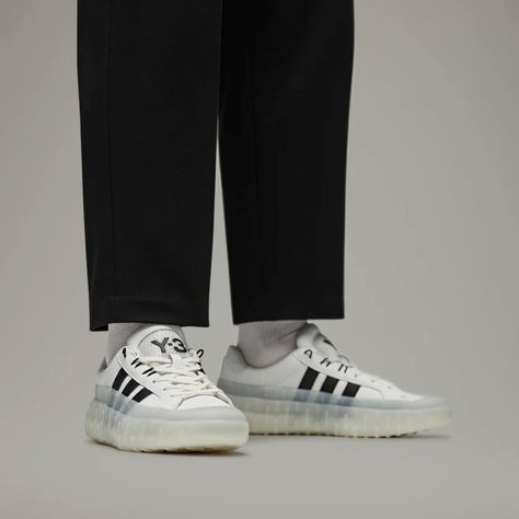 adidas Y-3 GR.1P Shoes - White | Unisex Training | adidas US Slides Adidas, Adidas Sneaker, Lifestyle Design, Yohji Yamamoto, Adidas Samba, Adidas Online, White Adidas, Shoes For Men, Sports Shoes