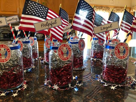 Eagle Court of Honor Centerpieces Eagle Scout Court Of Honor Ideas Display Table Decorations, Eagle Ceremony Decorations, Eagle Scout Court Of Honor Centerpieces, Eagle Court Of Honor Centerpieces, Eagle Scout Ceremony Decorations, Eagle Court Of Honor Decorations, Eagle Court Of Honor Ideas, Court Of Honor Centerpieces, Eagle Scout Centerpieces