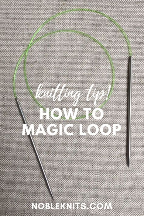 Magic Loop Knitting, Knitting Projects Sweaters, Knitting Hacks, Bamboo Knitting Needles, Learn To Knit, Knitting Help, Knitting Patterns Free Beginner, Knitting Patterns Free Sweater, Knitting Basics