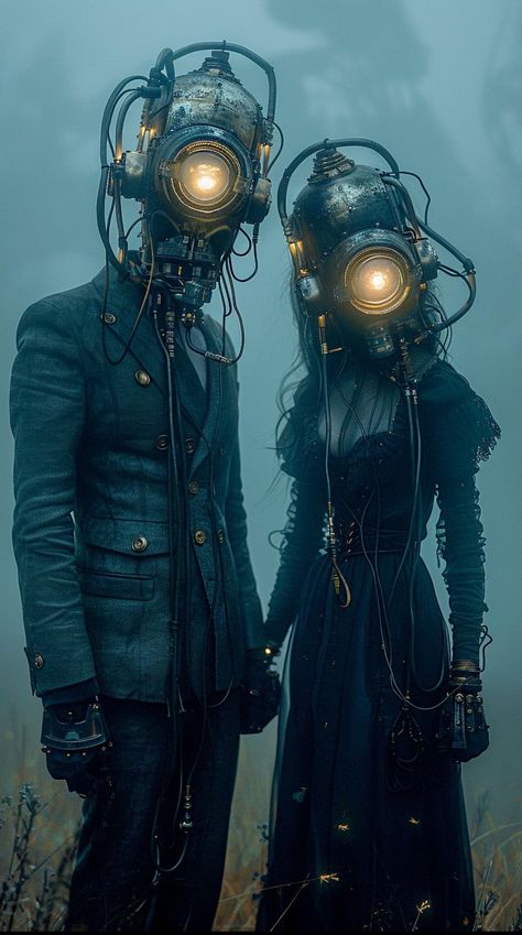 Steampunk Robots Art, Steampunk Dystopia, Dieselpunk Robot, Dystopian Steampunk, Creepy Robot, Steampunk Monster, Horror Steampunk, Dieselpunk Art, Steampunk Robots