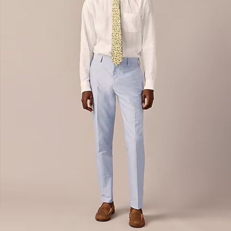 Ludlow Light Blue Slim-Fit Suit Pant In Portuguese Cotton Oxford New With Tags. Size 31/32 - Bought Extra Sizes That I Can't Return Anymore. Slacks Men, Blue Slim Fit Suit, Blue Slacks, Dress Pants Mens, Slim Fit Suit Pants, Planning Book, Blue Dress Pants, Suit Pant, Slim Fit Suit