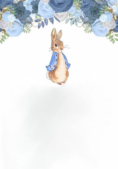 Peter Rabbit Printables, Peter Rabbit Baby Shower Invitations, Peter Rabbit Invitations, Peter Rabbit Baby Shower Ideas, Peter Rabbit Wallpaper, Rabbit Theme Party, Peter Rabbit Theme Party, Bunny Baby Shower Theme, Peter Rabbit Illustration