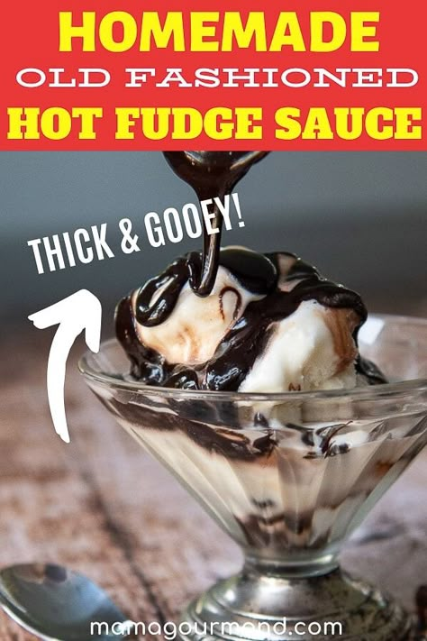 Hot Fudge Sauce Recipe, Homemade Hot Fudge Sauce, Fudge Sauce Recipe, Chocolate Sauce Recipes, Ice Cream Sauce, Homemade Hot Fudge, Chocolate Fudge Sauce, Hot Fudge Sauce, Powder Sugar