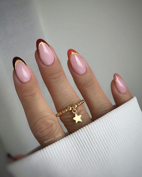 65 Best November Nails to Inspire You Check more at https://khetibari99.com/65-best-november-nails-to-inspire-you-22/ Nails For November, Thanksgiving Nails Short, Nails Short Acrylic, Thanksgiving Nails Color, November Nail Designs, Manicure Essentials, Fall Thanksgiving Nails, Almond Gel Nails, Sophisticated Nails