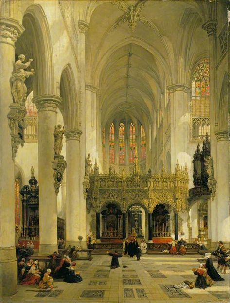 Aberdeen Art Gallery, David Roberts, Glasgow Museum, Denver Art Museum, Denver Art, Canvas Art Projects, Architecture Painting, Textured Canvas Art, National Gallery Of Art