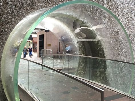 McGraw-Hill Waterfall Tunnel in New York City, USA | Sygic Travel Waterfalls In New York, Channel Tunnel, Tunnels Beach, Tunnel Under Ocean Boulevard, Tunnel Underground, Glass Waterfall, Sounds Good To Me, Cloud Gate, Wellness Design