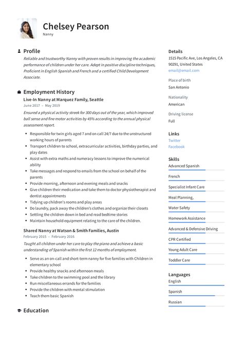 Nanny Resume, Babysitter Resume, Office Assistant Resume, Basic Resume Examples, Office Manager Resume, Resume Summary Examples, Administrative Assistant Resume, Basic Resume, Sales Resume