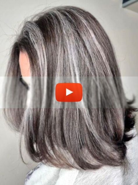 ▷Unlayered Lob with Salt-and-Pepper Highlights short hair older women, short hair over 60 with bangs, short hair over 60 curly..!!