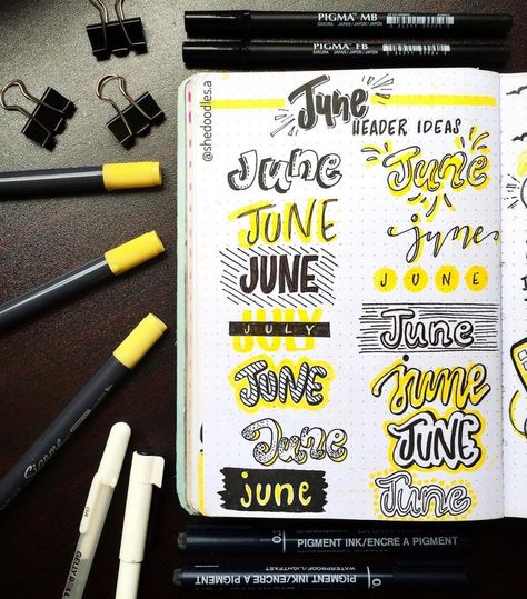 35  Best Bullet Journal Headers & Title Ideas For 2023 Journal Title Page, Bullet Journal Title Page, Succulent Doodle, Journal Headers, Bujo Pages, Bullet Journal Titles, April Bullet Journal, Bullet Journal Headers, February Bullet Journal