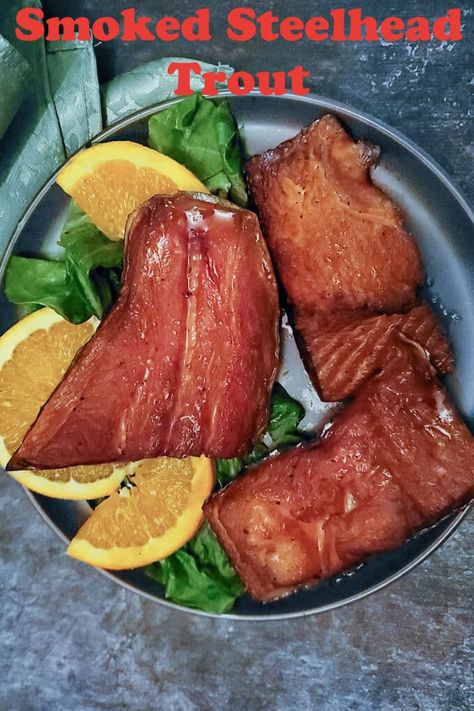 Adobo Seasoning Recipe, Steelhead Recipes, Steelhead Trout Recipe, Trout Fillet Recipes, Smoked Trout Recipe, Trout Recipe, Latin Dishes, Smoked Oysters, Steelhead Trout