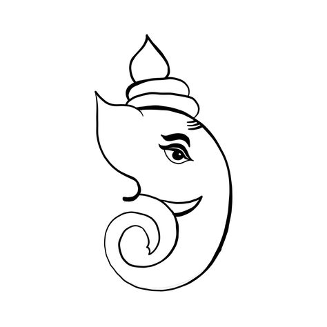 #beginner #ideas #creative #ganesha Ganesha Easy Drawing, Cute Ganesha Drawing, Cute Ganesha, Easy Sketches For Beginners, Button Hole Stitch, Easy Sketches, Ganesha Drawing, Cricket Teams, Button Hole