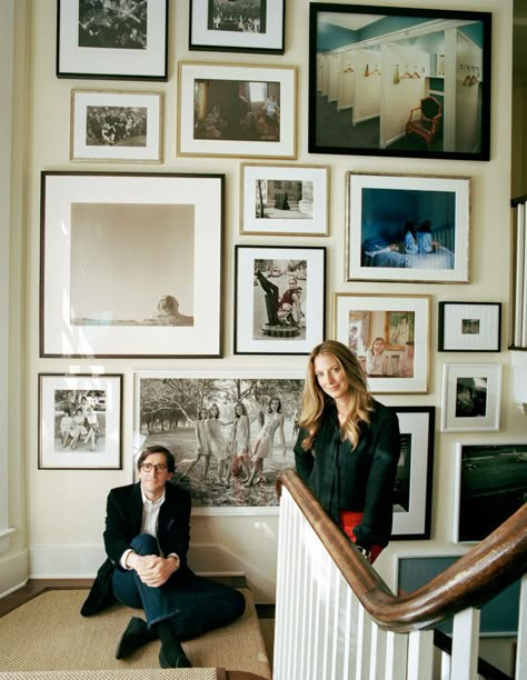 I Need Your Help! Eclectic Gallery Walls - laurel home | fabulous eclectic gallery wall display in stairwell by Alessandro Uzielli Gallery Wall Staircase, Beverly Hills Houses, Eclectic Gallery Wall, Photo Wall Gallery, Gallery Wall Inspiration, Contemporary Abstract Art, Picture Hanging, Wall Gallery, Inspiration Wall