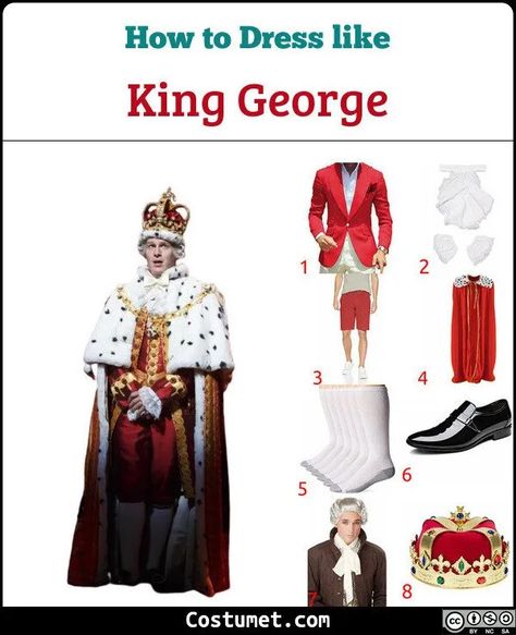 King George Hamilton Costume Diy, King George Hamilton Costume, King George Iii Hamilton, George Iii Hamilton, Hamilton Movie, King George Hamilton, Hamilton Cosplay, Hamilton Costume, Hamilton Outfits