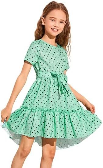 Amazon.com: Polka Dot Perfection: Trendy in Dresses and Frocks for Cute Girls: Clothing, Shoes & Jewelry Kids Wear Girls, Girls Dress Shop, Kids Dress Wear, Summer Outfits Kids, Online Kids Clothes, Kids Fashion Dress, Kids Designer Dresses, Childrens Dress