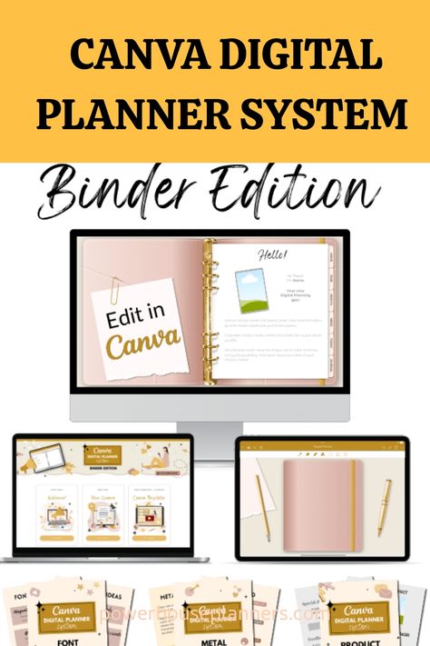 Discover a whole new way to take daily planning to the next level with our Canva Digital Planner System. Create unique digital planners to sell and grow your business. Income Planner, Planner System, Daily Planning, Make Passive Income, Planner Scrapbook, Daily Plan, Planner Girl, Digital Planners, Grow Your Business