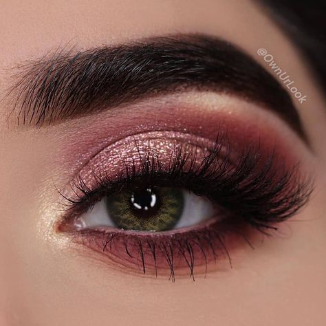 Dusky Pink Eye Makeup, Dusty Pink Eye Makeup, Concert Hair, Brown Eyeshadow Looks, Red Eyeshadow Look, Maroon Eyeshadow, Red Smokey Eye, Smokey Eyeshadow Palette, Makeup 2024