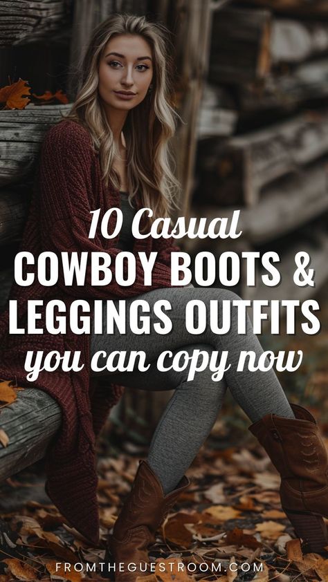 Short Boot Outfits Fall, Fall Shorts Outfit With Boots, How To Style Short Cowboy Boots, Cowboy Boots And Leggings Outfits, How To Style Western Boots, How To Wear Short Boots, How To Wear Cowboy Boots Women Over 50, Boots And Leggings Outfits, How To Style Cowboy Boots