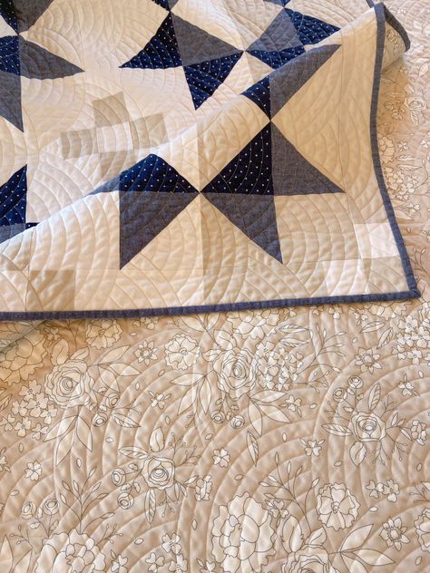 New pattern: Banded Stars – Carried Away Quilting Sewing Table Repurpose, Bed Quilt Patterns, Snowflake Pillow, Two Color Quilts, Layer Cake Quilts, White Quilts, Classic Quilts, Scrap Quilt Patterns, Beginner Sewing Projects Easy