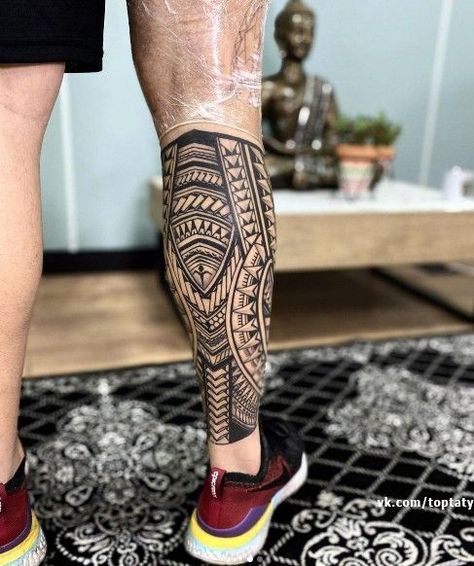 Maori Leg Sleeve Tattoo, Maori Calf Tattoo Men, Leg Maori Tattoo Men, Leg Polynesian Tattoo For Men, Leg Armor Tattoo, Polynesian Tattoo Designs Leg, Maori Tattoo Designs Leg, Maori Leg Tattoo, Legs Tattoo Men