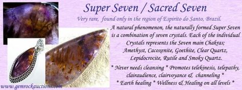 Super 7 Crystal Benefits, Super Seven Crystal Meaning, Super 7 Crystal Meaning, Chakra Stones Chart, Super 7 Crystal, Super Seven Crystal, Sagittarius Gifts, Crystal Meditation, Gemstone Properties