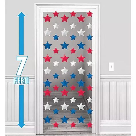 Welcome Home Parties, America Party, Appreciation Ideas, Blue Foil, Patriotic Stars, 4th Of July Celebration, Patriotic Party, Kids Party Supplies, Sports Themed Party