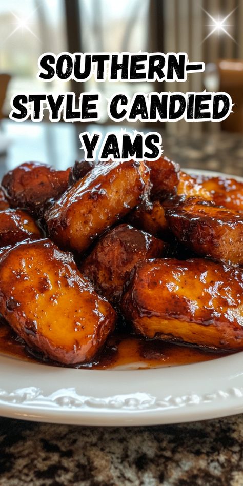 Candid Yams In Oven, Garnet Yams Recipe, Southern Candy Yams Recipes, Southern Candied Yams In Oven, Baked Canned Yams, Old Fashioned Candied Yams, Yams Recipe Candied Stove Top, Country Food Recipes Southern Style, Homemade Yams Recipes