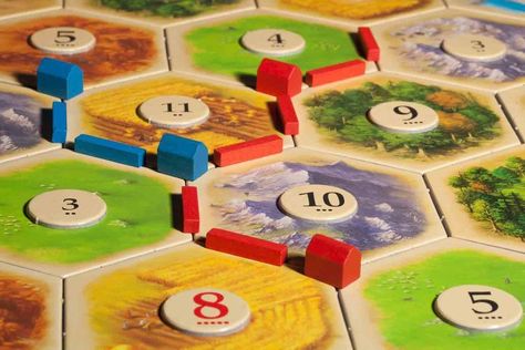 How to Place Your Starting Settlements in Settlers of Catan Catan Game, Catan Board Game, Catan Board, Best Family Board Games, Toy Story Figures, Settlers Of Catan, Social Games, Family Board Games, Fun Board Games