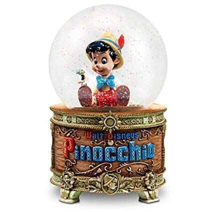 Amazon.com: Disney Pinocchio and Jiminy Cricket Snowglobe: Home & Kitchen Pinocchio And Jiminy Cricket, Nyc Snow, Disney Snowglobes, Disney Pinocchio, Magic Snow, Glitter Globes, Disney Musical, Jiminy Cricket, Musical Snow Globes