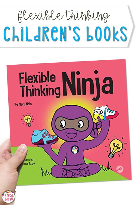 Flexible Thinking Ninja is a great example of one of many great flexible thinking books out there. Not sure what is flexible thinking or looking for some flexible thinking activities? Then click now! You'll find all this - including books, video clips, digital games, and worksheets to help your students learn this important social skills topic. Perfect for special education teachers or elementary school counselors teaching SEL lessons. Flexible Thinking Activities, Social Skills Games, Emotional Activities, Flexible Thinking, Social Skills Lessons, Social Skills For Kids, Social Emotional Activities, Sped Classroom, Teacher Toolkit