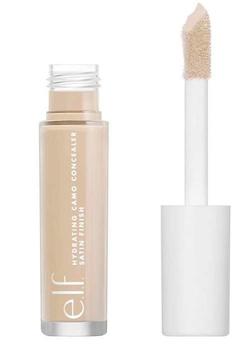 e.l.f. Cosmetics Light Sand Hydrating Camo concealer is perfect for hiding blemishes and dark circles. e.l.f. Cosmetics new light-weight, full-coverage formula doesn't flake and gives your skin a boost of hydration for a satin finish. Camouflage those pesky spots and under-eye circles with this high-coverage, hydrating and longwearing concealer. It is perfect for both professional salon or personal use. Hydrating Camo Concealer, Beauty Finds, Eye Circles, Undereye Circles, Contour Makeup, Highlighter Makeup, Dark Circles, Satin Finish, Concealer