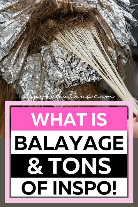 Have you heard of balayage and wondered - what is it? How is it different from ombre or highlights? How long does it last? What does it look like? This is your go-to guide on balayage with tons of pics you can take straight to your stylist! #balayage #haircolor #blonde #brunette #redhair What Is Balayage Hair, Bayalage Brunette, Going Blonde From Brunette, How To Bayalage Hair, What Is Balayage, Bayalage Blonde, Brunette With Blonde Highlights, Lightened Hair, Balayage Haircolor