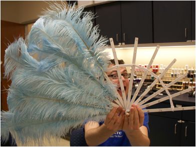 Diy Burlesque Fan, Feather Fan Diy, Fairy Burlesque, Burlesque Performance, Ostrich Feather Fan, Feather Costume, Fan Diy, Feather Fans, Fan Dance