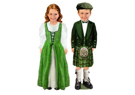 This looks like traditional clothing for children in middle-class, and perhaps upperclass Irish families. Traditional Irish Clothing, Celtic Wedding Dress, Irish Costumes, Ireland Dress, Irish Dress, Irish Clothing, Kinds Of Hats, Viking Woman, Fur Clothing