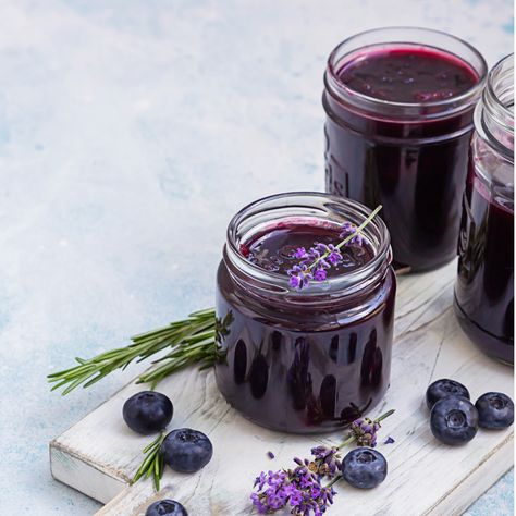 Idaho Lavender Blueberry Jam | Idaho Preferred Lavender Jam, Blueberry Jam Recipe, Blueberry Lavender, Baking Goods, Blueberry Jam, Farm Food, Jams And Jellies, Jam Recipe, Jam Recipes