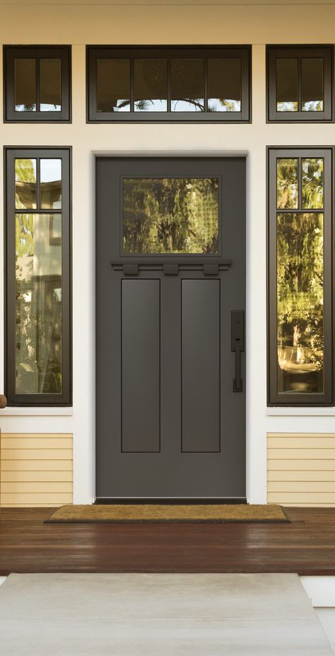 masonite performance door system named hot product by Hardware retailing Masonite Exterior Door, Masonite Doors Exterior, Goth Interior Design, Replace Exterior Door, Masonite Doors, Fiberglass Exterior Doors, Entryway Door, Fiberglass Front Door, Beautiful Front Doors