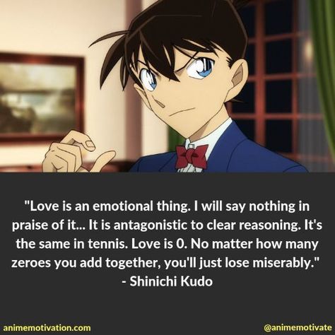 Conan Quotes, Detective Conan Quotes, Tennis Love, Shinichi Kudo, Conan Edogawa, Say Nothing, Kudo Shinichi, Card Tricks, Magic Kaito