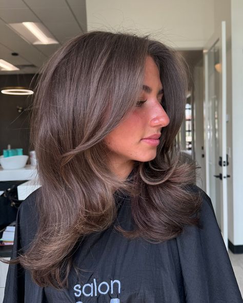 Don’t be afraid to get a haircut that adds shape, movement, and texture! A good haircut is just as important as a good color! Find you a stylist who can do both 😉 Bonus: they can give you a voluminous blowout 💁‍♀️ #utahhairstylist #layers #longlayers #layeredhaircut #haircutinspo #blowout Faux Blowout, Voluminous Blowout, Blowout Hair, Long Layers, Layered Haircuts, Cool Haircuts, Medium Hair Styles, Hair Stylist, Short Hair Styles