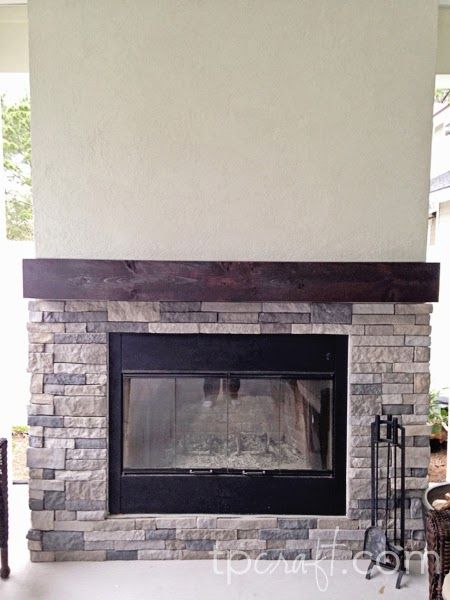 TPcraft.com: AirStone Fireplace Remodel Fireplaces Remodel, Stone Fireplace Remodel, Airstone Fireplace, Corner Fireplace Ideas, Fireplace Redo, Basement Fireplace, Air Stone, Brick Fireplace Makeover, Corner Fireplace