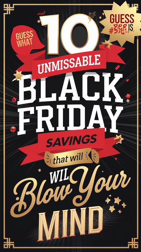 10 Unmissable Black Friday Savings That Will Blow Your Mind (Guess What #5 Is!) Mark Your Calendar, Win Win Situation, Trendy Boots, Must Have Gadgets, Best Black Friday, Fashion Deals, Spoiler Alert, Shopping Day, Blow Your Mind