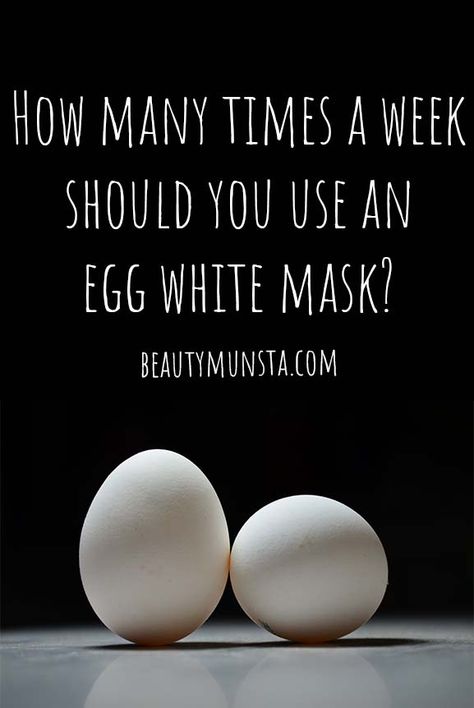 Using an egg white mask is one of the most amazing things you can do for your skin. But you may be wondering, how many times a week should I use egg white mask? Using an egg white mask daily is not a good idea. Egg White For Face, Egg Yolk Face Mask, Egg White Mask, Egg Face Mask, Egg White Face Mask, Natural Beauty Hacks, Egg Hair Mask, Baking Soda Face Mask, Egg Mask