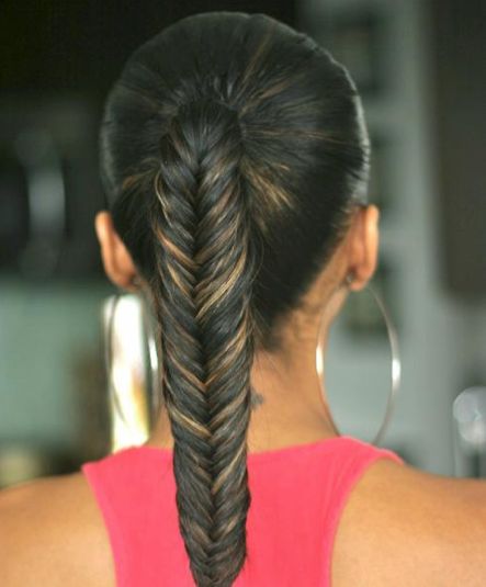 Fish pony. SEA HORSE! Fishtail Ponytail, Fishtail Braid Hairstyles, Fishtail Braids, Fishtail Braid, Cool Braids, Fish Tail, Fish Tail Braid, Hair Envy, Hair Dos