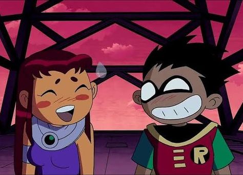 Teen Titans Go Matching Pfp, Blackfire And Starfire, Robin Matching Pfp, Teen Titans Go Robin, Robin Starfire, Teen Titans Robin, Starfire And Raven, Nightwing And Starfire, Animated Cartoon Characters