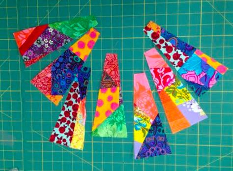 Wedge Quilts, Improvisational Quilting, Fan Quilts, Crumb Quilts, Dresden Plate Patterns, Scrap Quilting, Quilt Scraps, Dresden Plate Quilts, Dresden Quilt