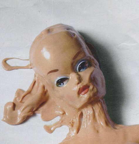 melted doll Bad Plastic Surgeries, Francis Picabia, Space Ghost, Bad Barbie, Creepy Doll, Creepy Dolls, A Level Art, Beauty Standards, Doll Parts