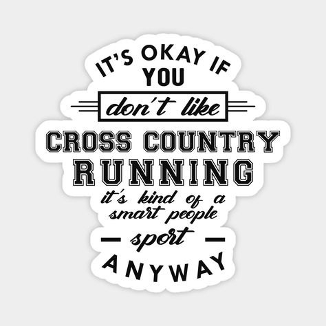 Perfect appreciation gift for cross country runner, team or coach ! -- Choose from our vast selection of magnets to match with your desired size to make the perfect custom magnet. Pick your favorite: Movies, TV Shows, Art, and so much more! Available in two sizes. Perfect to decorate your fridge, locker, or any magnetic surface with. Senior Night Cross Country Posters, Coaching Cross Country, Sports Banquet Decorations, Cross Country Motivation, Cross Country Gift Ideas, Locker Room Decorations, Cross Country Quotes, Country Decorations, Running Ideas