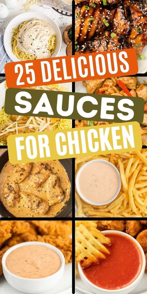 Sauce To Put On Chicken, Easy Sauce For Chicken, Best Sauce For Chicken, Baked Salsa Chicken Recipe, Easy Sauce Recipes, Chicken Wings Fried, Sauces For Chicken, Easy Sauces, Fried Chicken Thighs